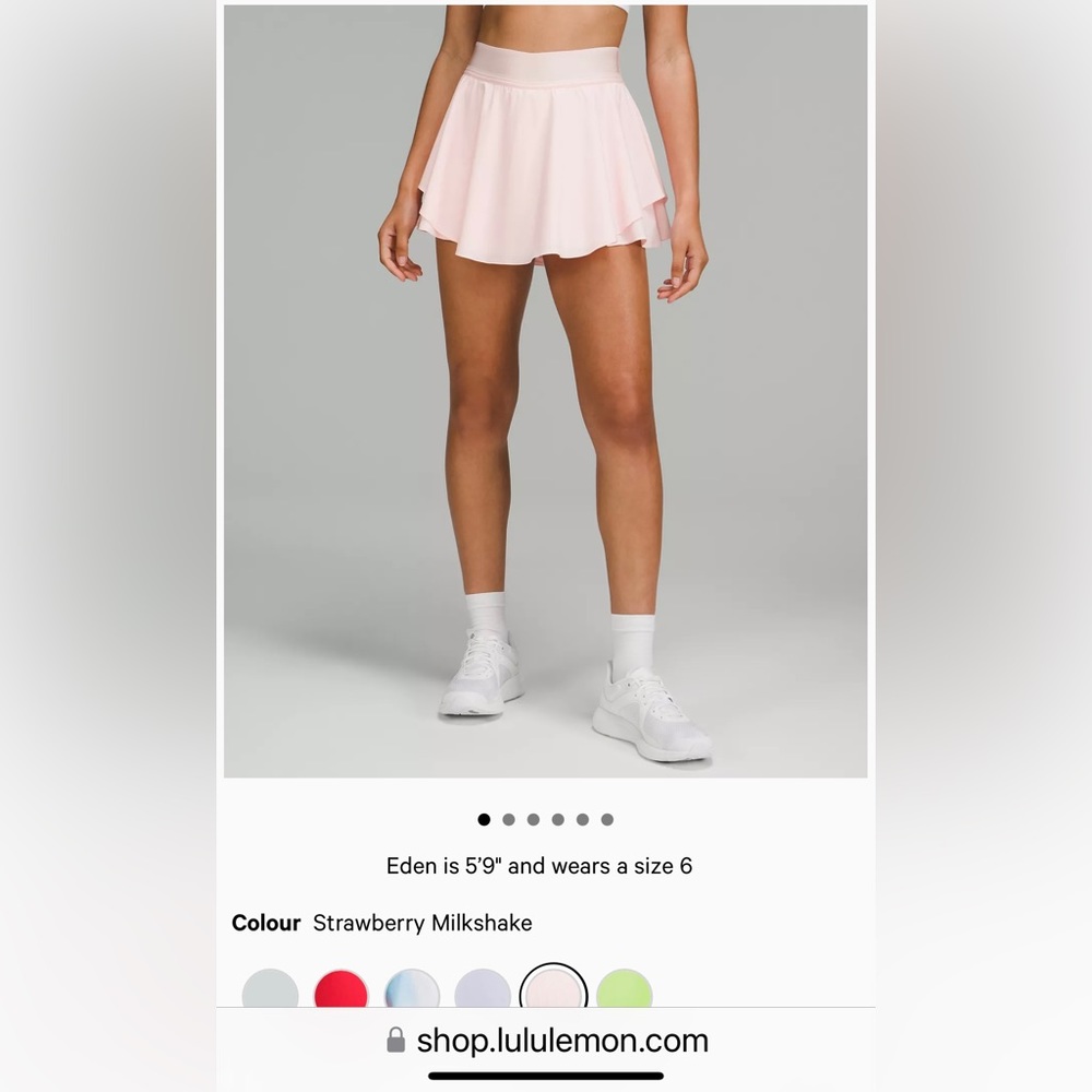 Lulu lemon Court Rival skirt